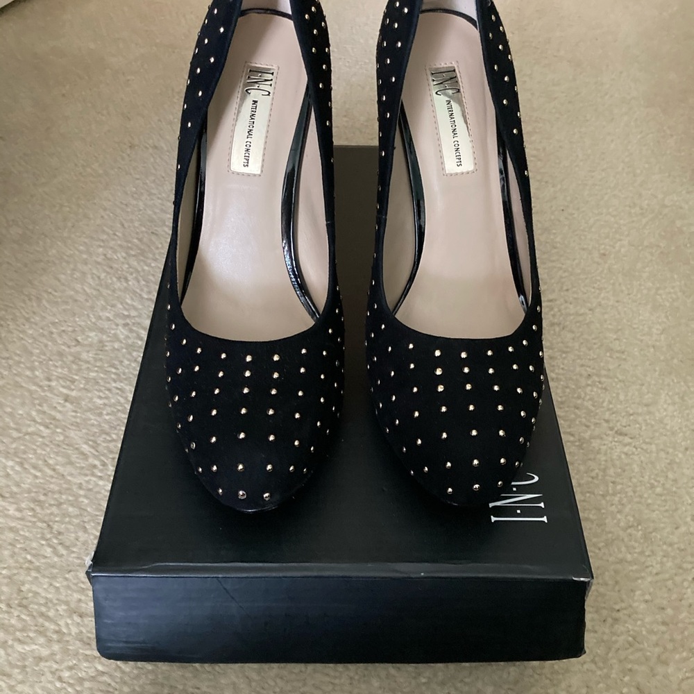 INC studded pumps/heels